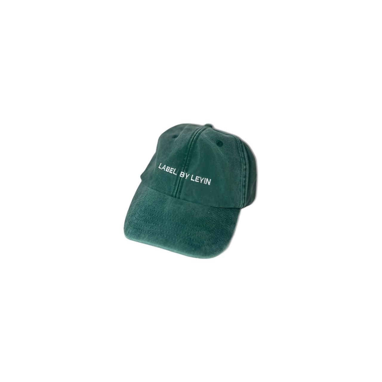 Logo Vintage Washed Embroidery Cap - Green