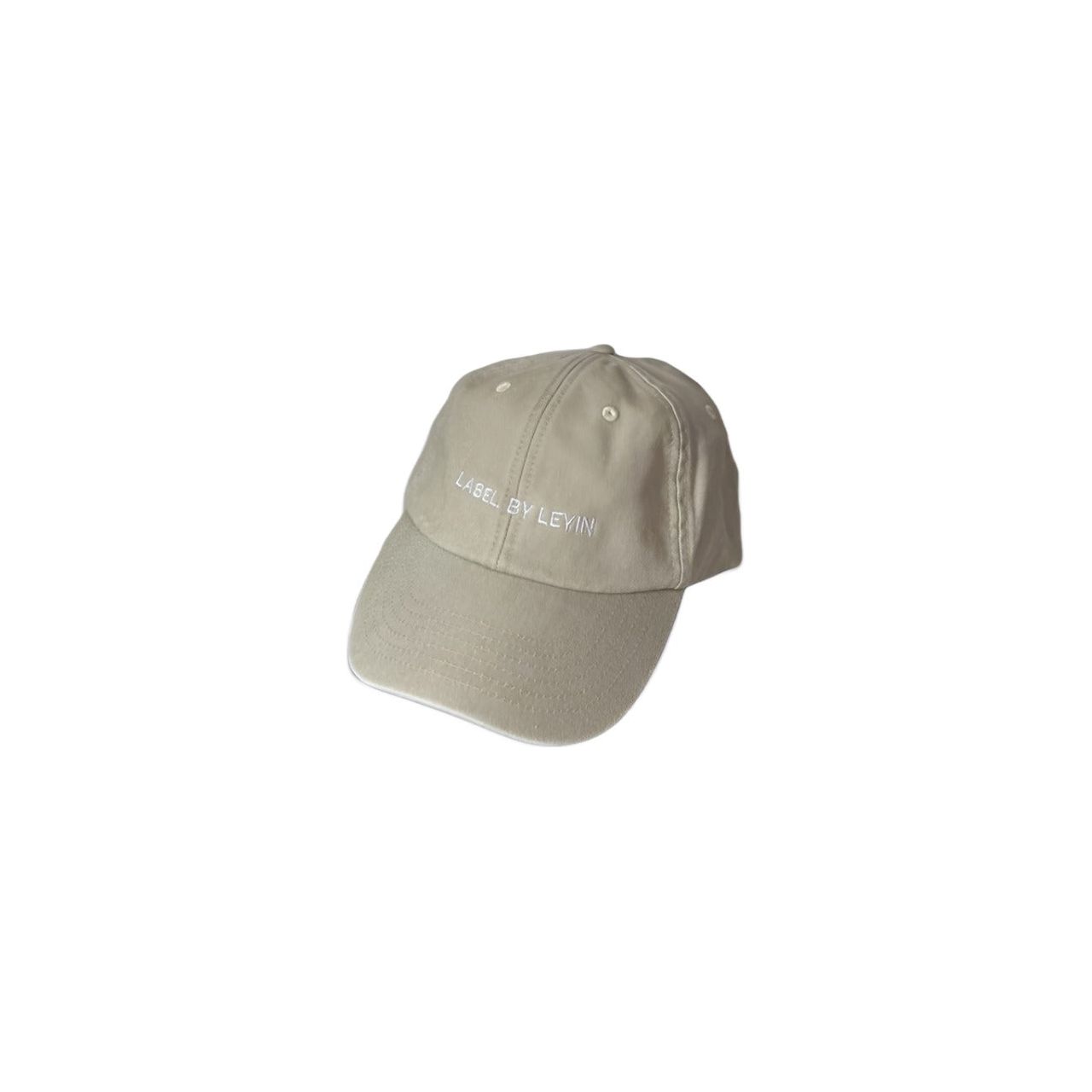 Logo Vintage Washed Embroidery Cap - Sand