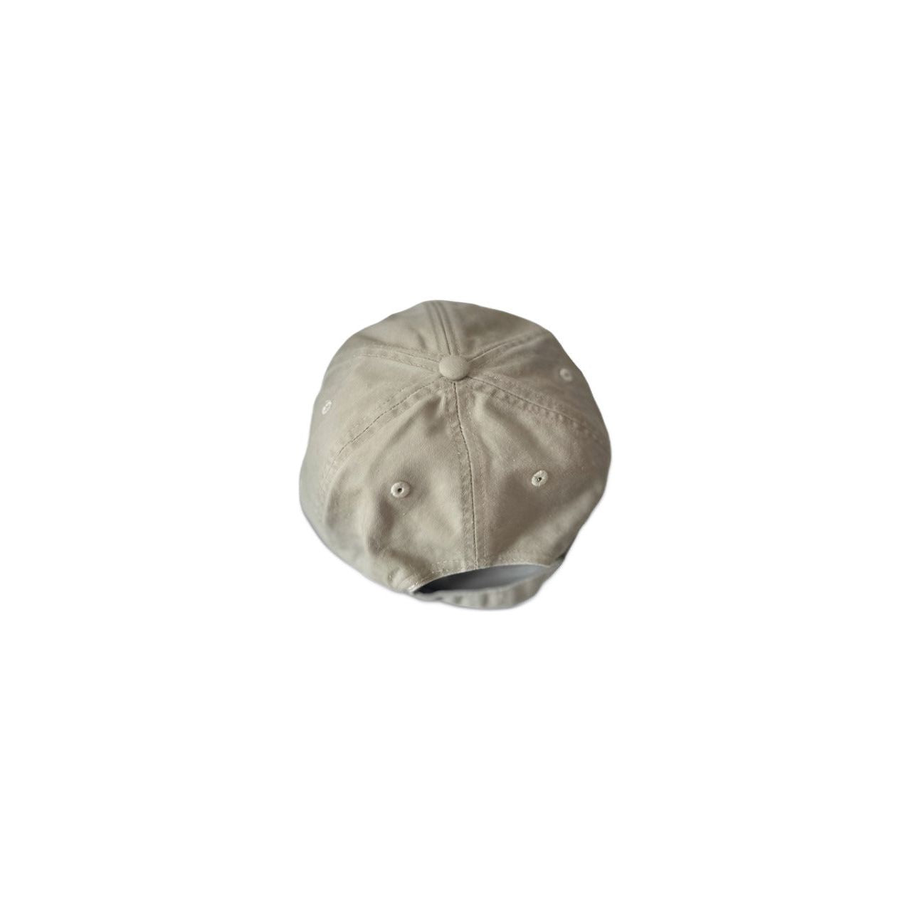 Logo Vintage Washed Embroidery Cap - Sand